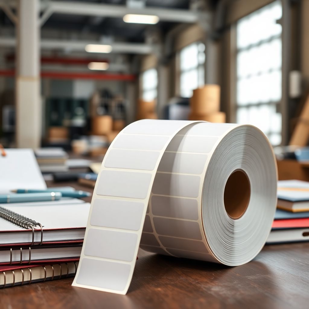 Etiquetas Blancas para Cuadernos